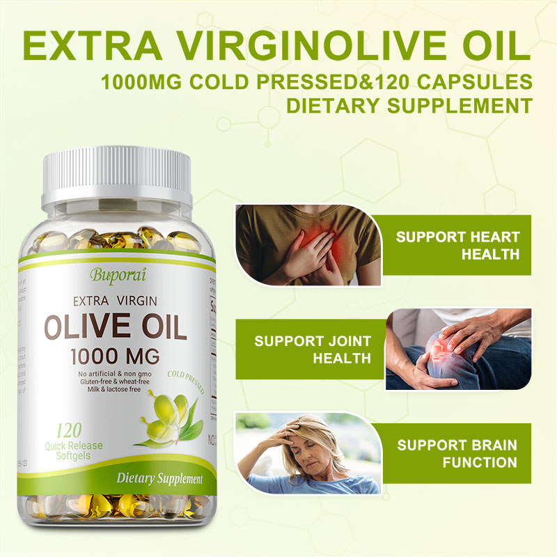 Health Wellness Vitality - Capsule di Olio d'Oliva 1000mg -