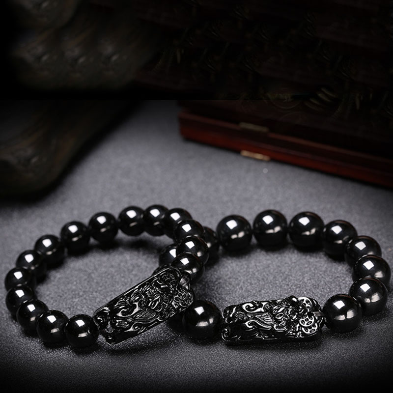 Bracciale in ossidiana Pixiu P - Health Wellness Products recensione e prezzo
