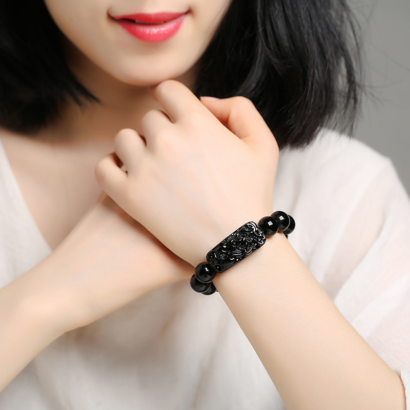 Bracciale in ossidiana Pixiu P - Health Wellness Products recensione e prezzo