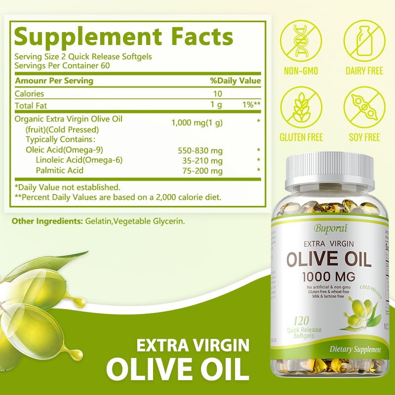 Capsule di Olio d'Oliva 1000mg - Health Wellness Vitality recensione e prezzo